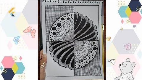 Zentangle pattern part 5 | Beginners Friendly |SoftLine Studio