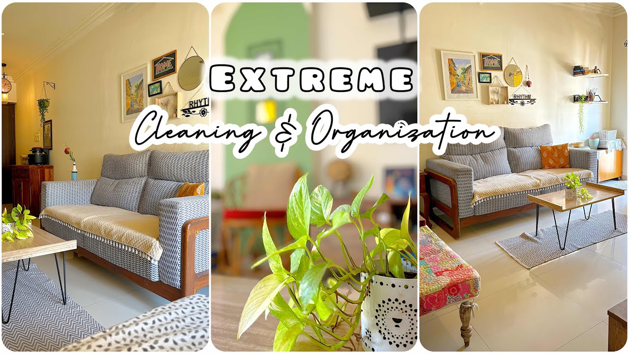 🔥Living Room Deep Cleaning & Decor | Home Cleaning & Organization ...