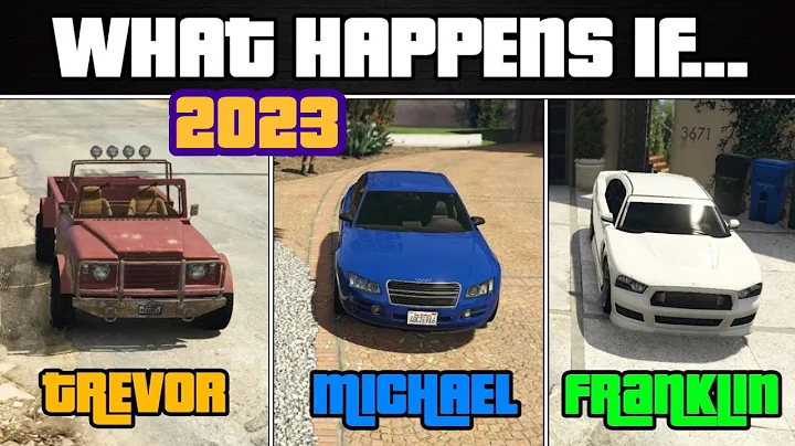 What Happens If You Steal Car to Michael, Trevor or Franklin in GTA 5  Unique Scene