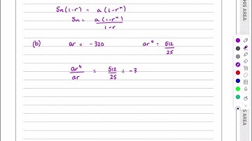 IAL, Edexcel, Oct 2020, P2, Q8, Sequences and Series, Geometric Series, Pure, Nick Peters, WMA12/01