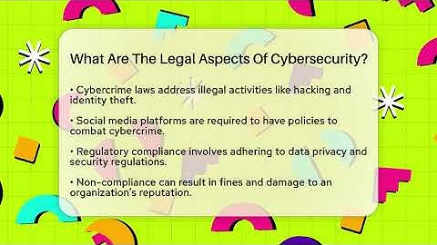 What Are The Legal Aspects Of Cybersecurity? - Everyday-Networking