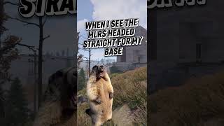 When you see the MLRS headed for your base #Rust #RustMemes #PlayRust #RustGame #FunnyRustClips