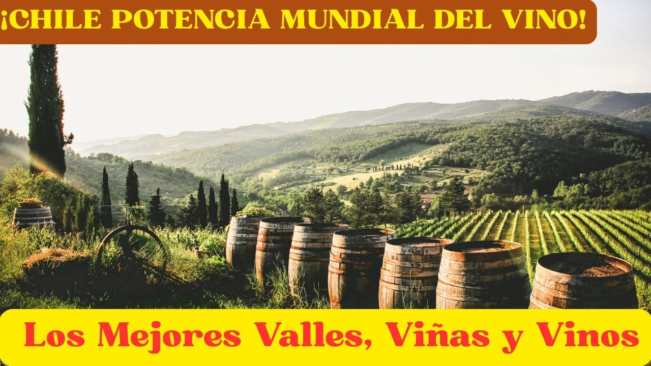 ¡CHILE POTENCIA MUNDIAL DEL VINO! Los Mejores Valles, Viñas y Vinos   @CyberTubeNews