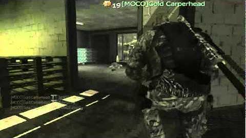 Gold Carperhead - MW3 MP9 going H.A.M.
