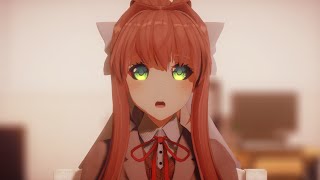 【MMD】 Monika Can't Help Falling in Love with You (DL)