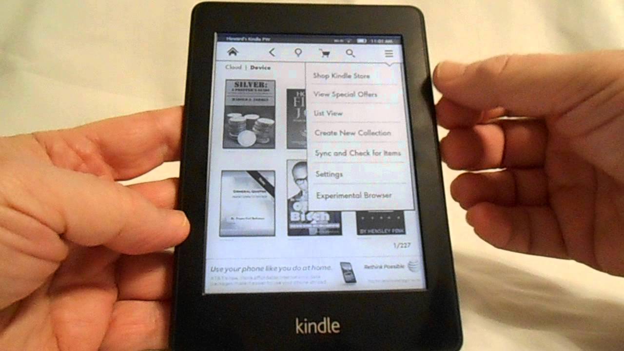 Fixing Blank Cover Problem With The Kindle Paperwhite Youtube