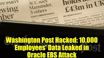 Washington Post Hacked: 10,000 Employees