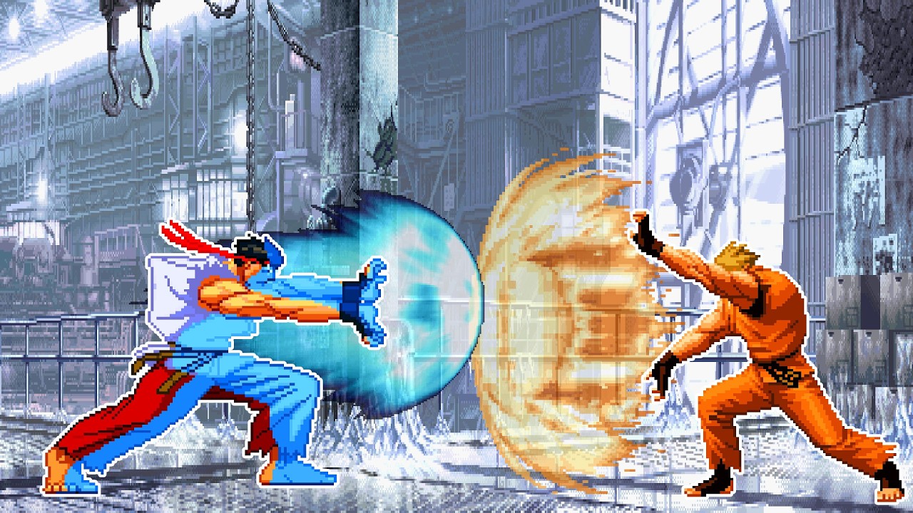 ICE THUNDER RYU VS SUPER RYO SAKAZAKI! THE WORLD GREATEST FIGHT