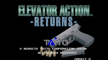 Elevator Action Returns (Arcade) 【Longplay】