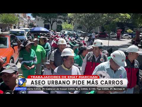EN SU ANIVERSARIO TRABAJADORES DE EMAT DESTACAN VALOR DEL ASEO URBANO