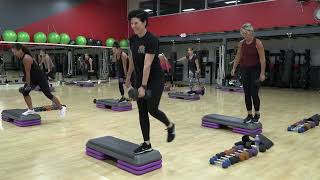 Cathe Friedrich's #603 Total Body Step Bootcamp Live Workout