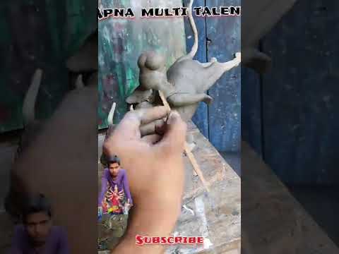 Ganesha making 2022 | Ganpati murti making | Eco friend ganesh | Apna multi talent #shorts