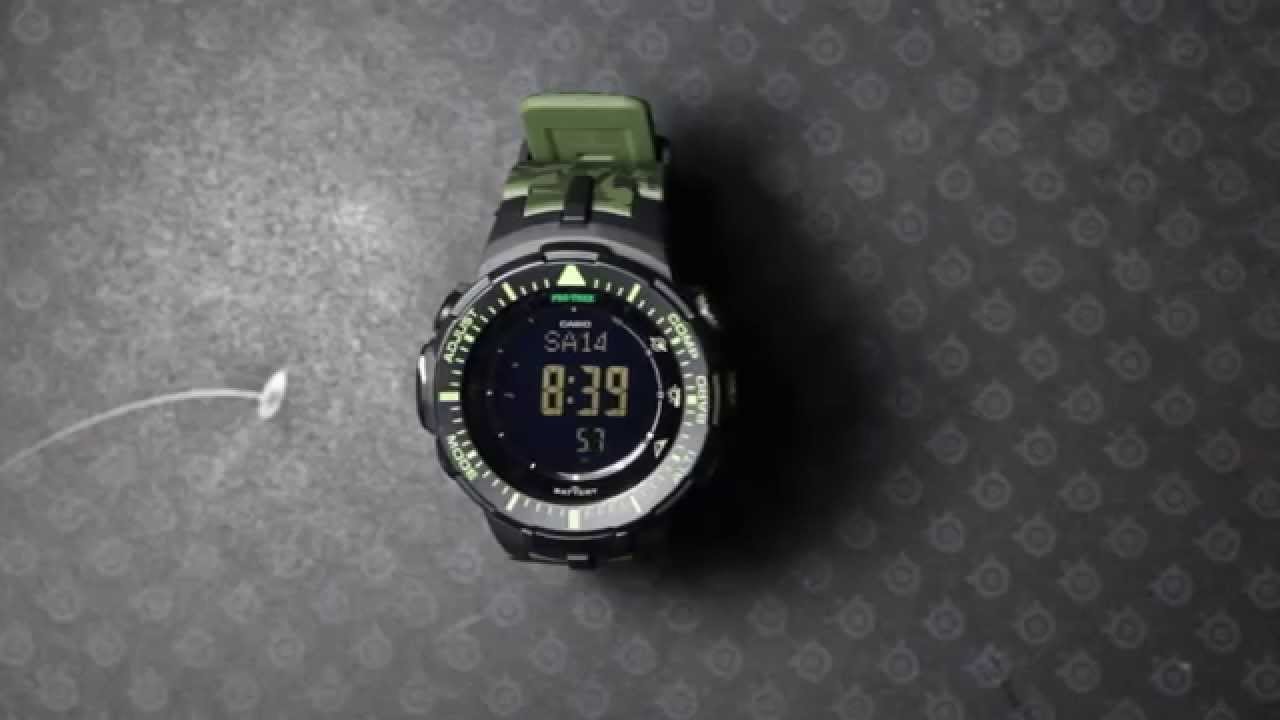 RELOJ CASIO PRG-300CM-3 PARA AIRE LIBRE y MONTAÑISMO - Unitime