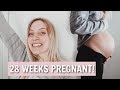 28 WEEKS PREGNANT VLOG + Bump Shot | Nursery Progress/Update | Lauren Self