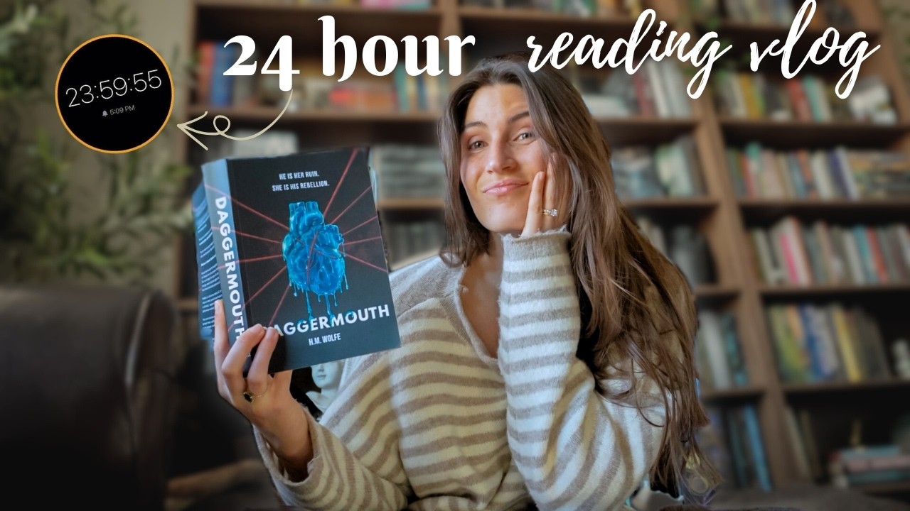 How much can I read in 24 hours?! ☕️24 hour readathon - YouTube