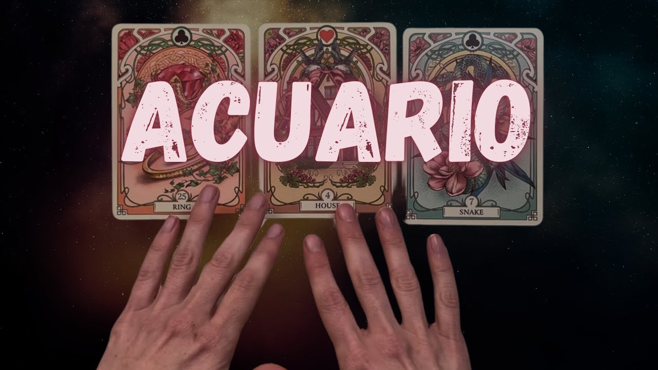 ACUARIO LE HA CONTADO A ALGUIEN LA VERDAD SOBRE TI‼️ - YouTube