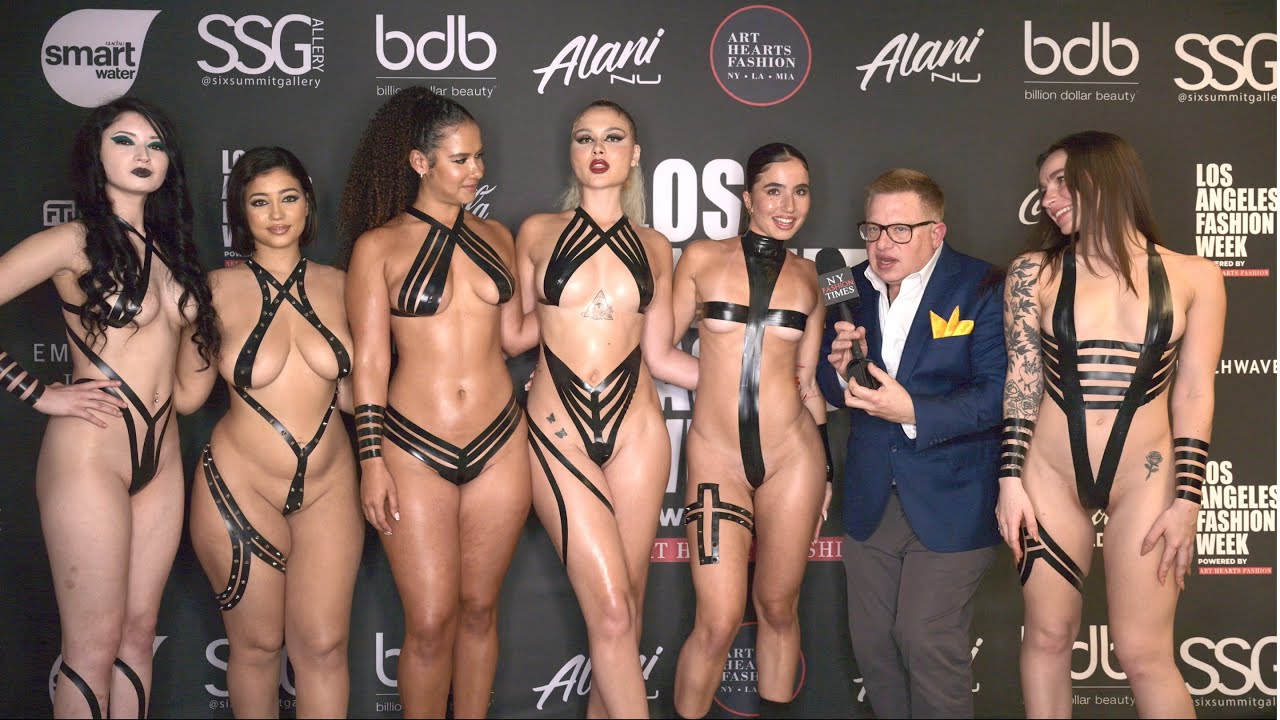 Black Tape Project BTS with Several Models | LA Fashion Week