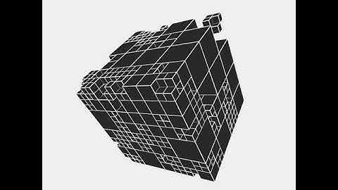 Recursion * Box. Draw by openFrameworks