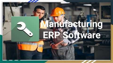 Odoo ERP Manufacturing Software Company