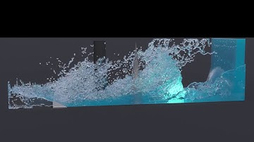Flip Fluids Whitewater Render in Blender 2.83