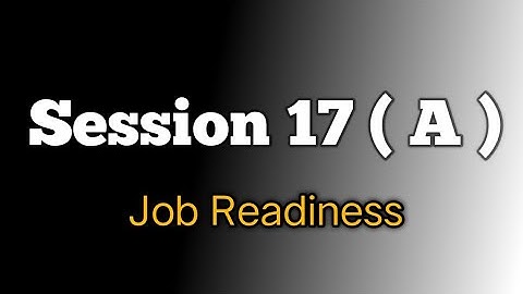 OS-CIT KNOWLEDGE CHECK 2023 SESSION 17 (A)