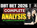 DBT BET 2026 Paper Analysis | DBT BET 2026 Exam Analysis | DBT BET 2026 Paper Analysis Today