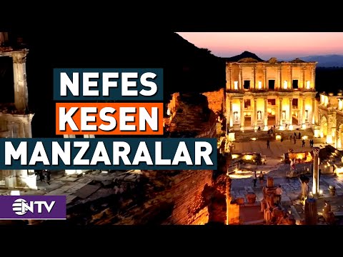 Yıldızların Altında Tarih Yolculuğu, Efes Antik Kenti'nde Gece Manzaraları | NTV