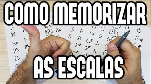 Como memorizar escalas menores?