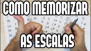 COMO MEMORIZAR TODAS AS ESCALAS COM APENAS 2 DICAS!