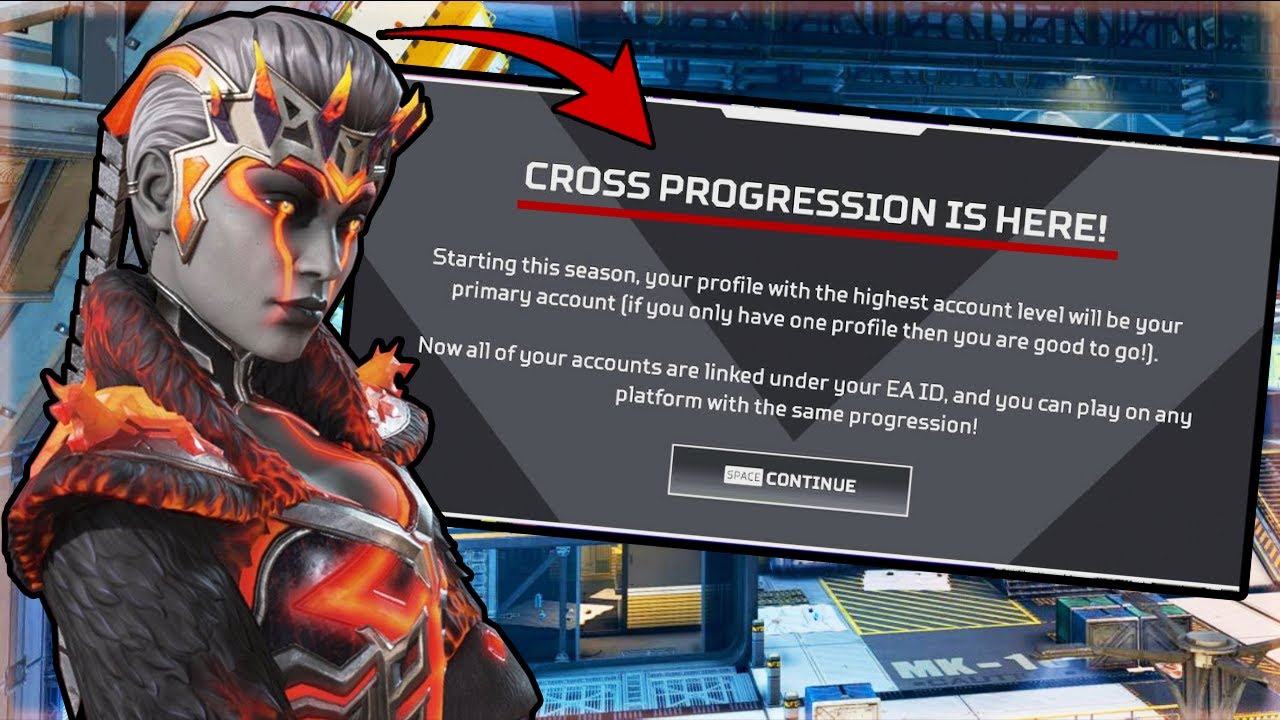 I FINALLY GOT CROSS PROGRESSION!! (Apex Legends) 