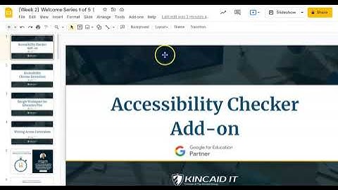 Accessibility Checker Add-on | Docs, Slides, & Sheets