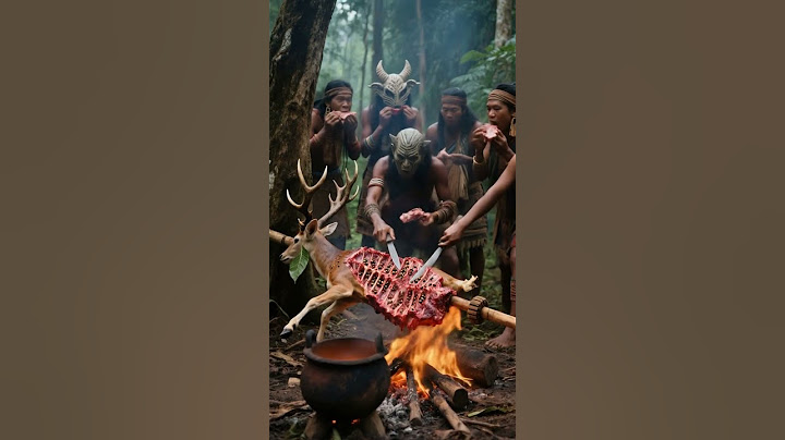 🦌 From Forest to Fire: Traditional Roasting of Game Meat #ForagingAndHunting #OffGridLiving