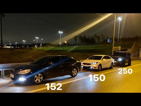 Octavia 1.8 152 vs Cerato 2.0 150 vs G350d 250