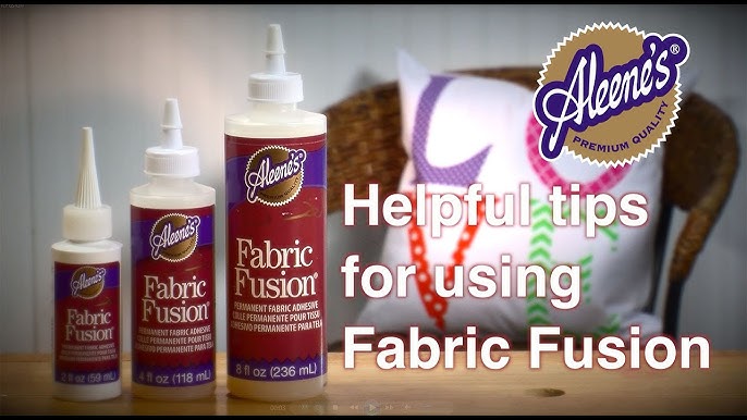Aleene's Quick Dry Fabric Fusion Tips 
