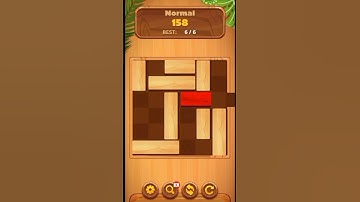 Unblock Sliding Block Puzzle Normal Level 158 #shorts #unblockpuzzle