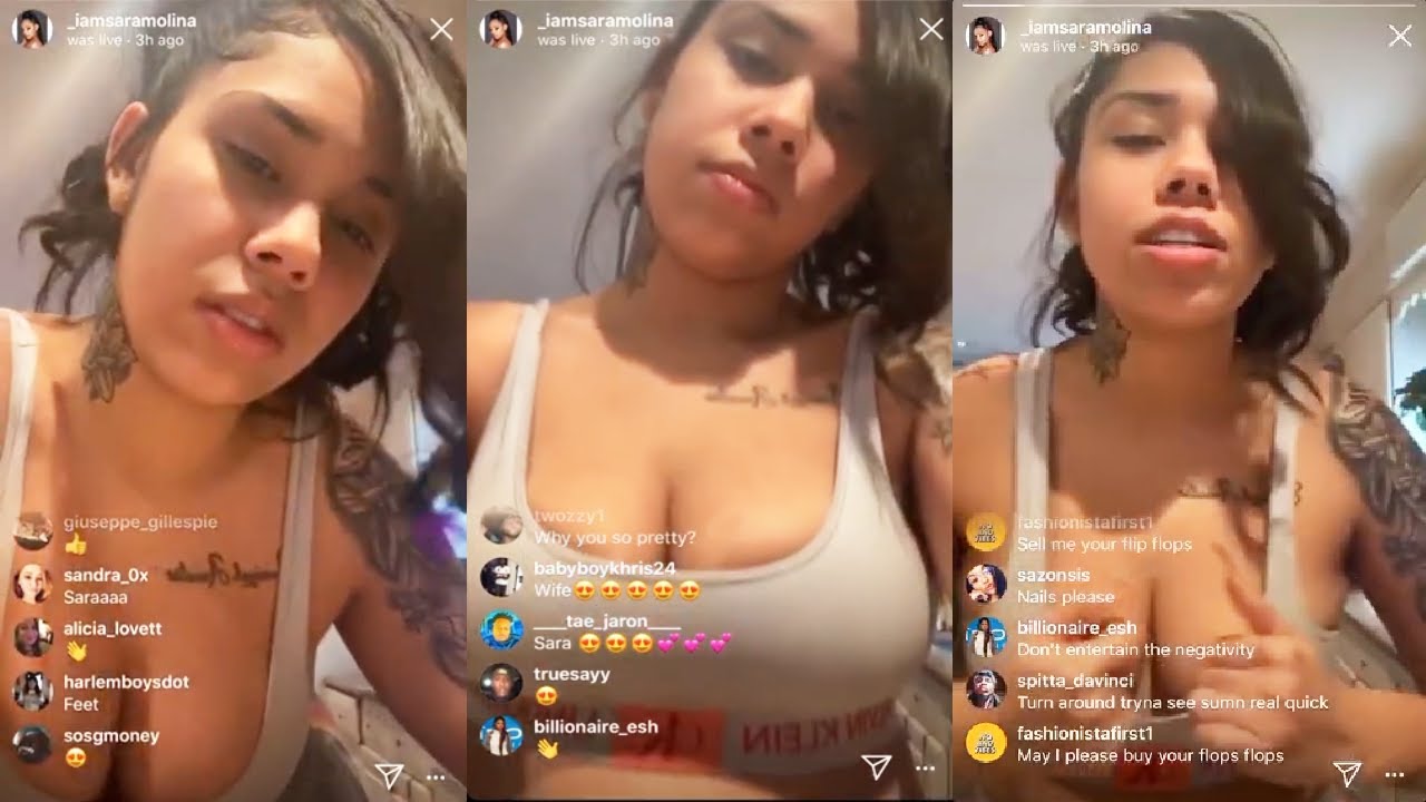 Sara Molina (6ix9ine Baby Mama) On Instagram Live February 1st, 2020