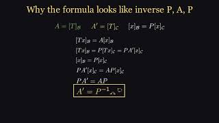 Linear Algebra 33: Change of Basis