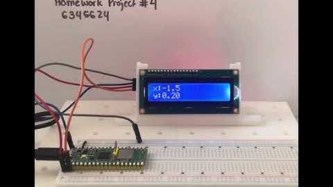 Homework Project #4- Intro to Mechatronics