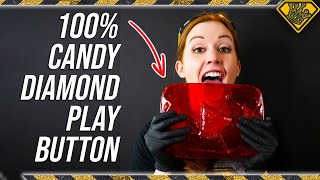 Eating a Diamond Play Button