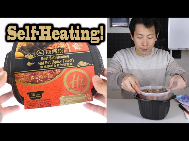 Hotpot Chinese Instant self heating cooking noodle box Asian