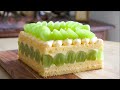マスカットのカスタードショートケーキ✴︎How to make Muscat cake✴︎ベルギーより
