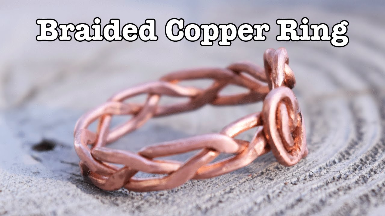 DIY Braided Copper Ring - YouTube