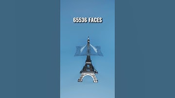 3D Cloth Simulation #blender3d #blenderanimation #3dart #3danimation #eiffeltower