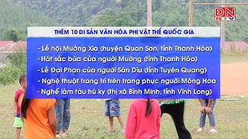 Công bố thêm 10 di sản văn hóa phi vật thể quốc gia