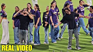 Watch Shahrukh Khan celebrates with his Family after KKR became IPL 2024 Champions