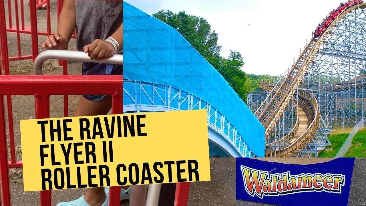 POV of The Ravine Flyer II Rollercoaster at Waldameer Amusement Park