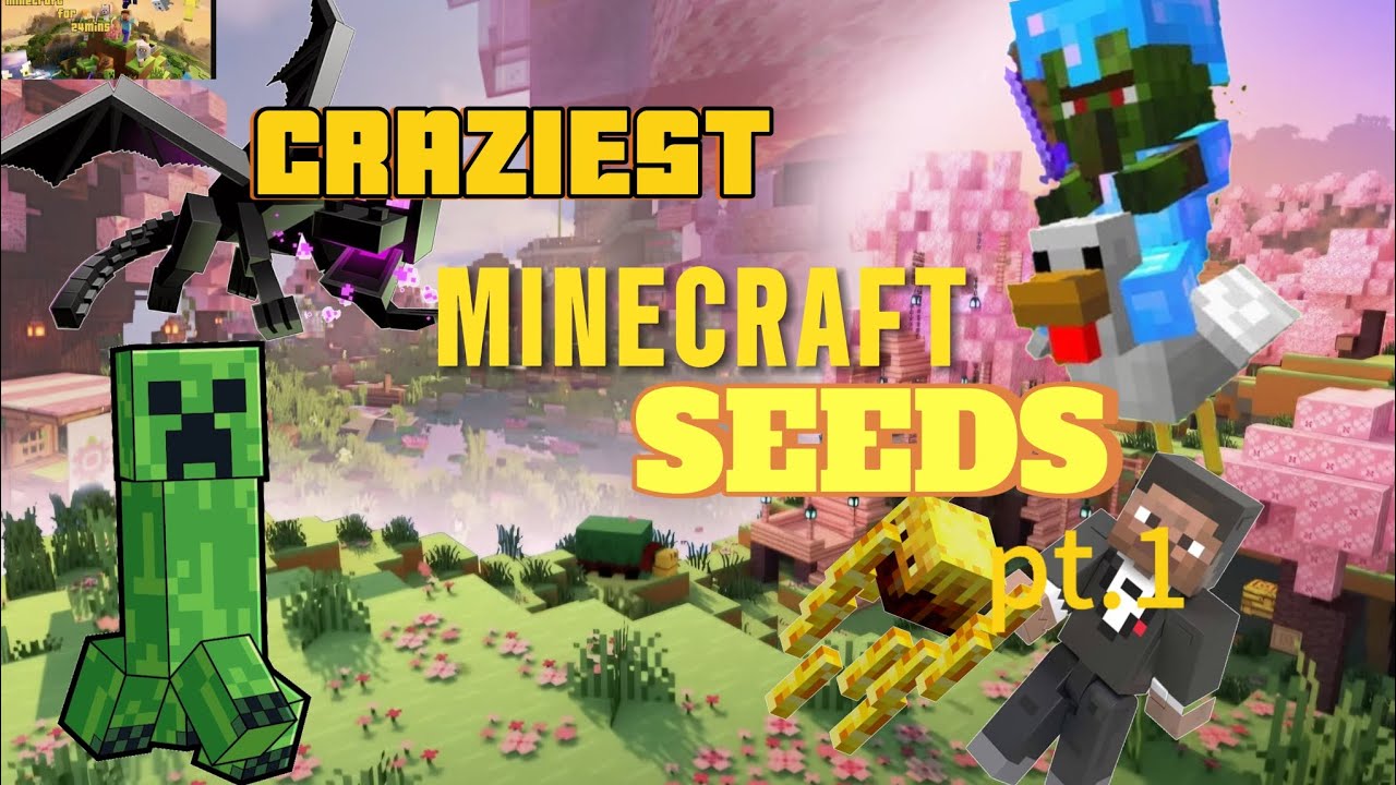 CRAZIEST MINECRAFT SEEDS - YouTube