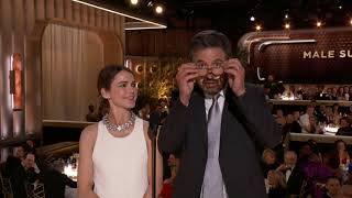 Keri Russell & Ray Romano Present Supporting Male Actor – Television I 81st Annual Golden Globes
