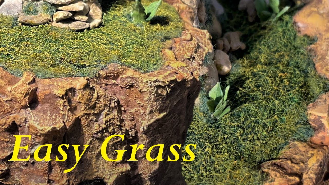 How To Make Fake Grass At Home For Diorama Or Model Railroad Fast And how-to-make-fake-grass-at-home-for-diorama-or-model-railroad-fast-and