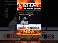 NDA MATHS 2026 “Ye Trick Aayi To Question Pakka ✔️ #nda #ndatricks #ndaexam #shorts